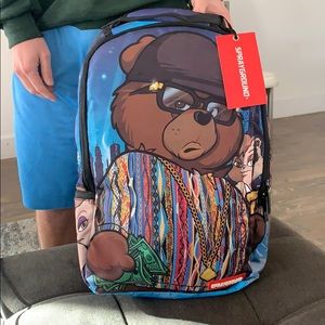 Sprayground backpack BIGGIE bear animal BRAND NEW